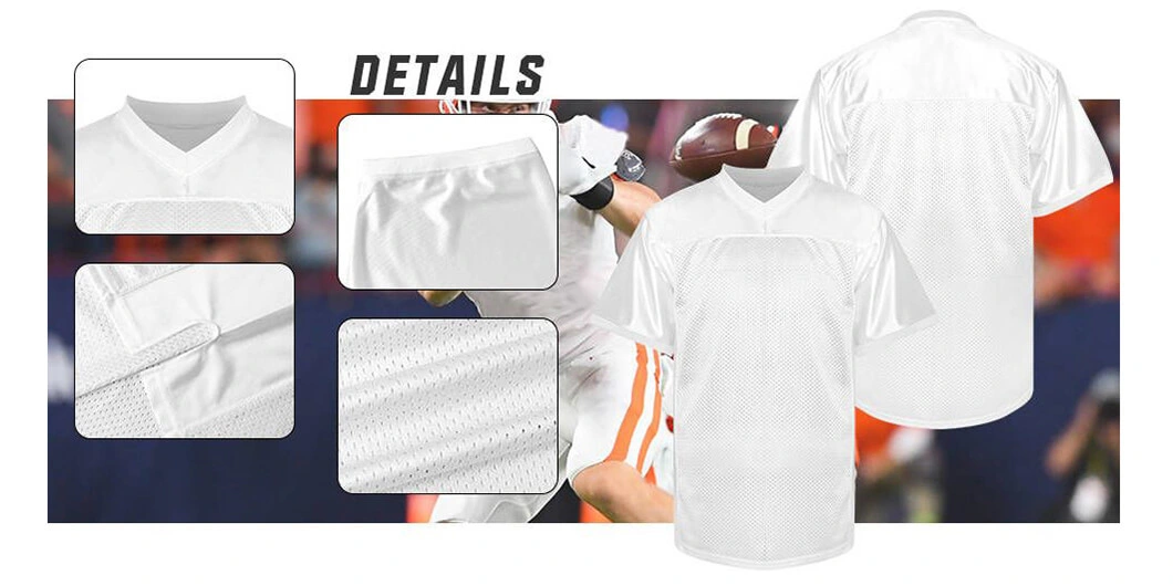 Custom Logo Wholesale Plain Practice Shirt Sublimation Custom Exhibitions Uniform Wear American Football Jersey