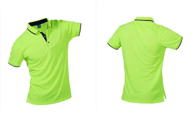 Camisa Polo Masculina Simples Dry Fit para Esportes