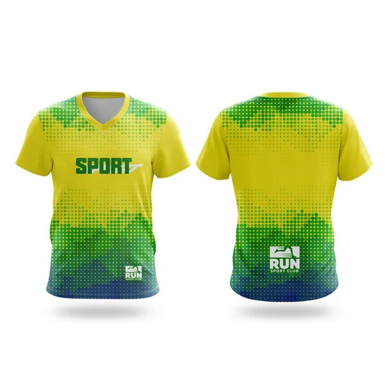 Venda imperdível camiseta polo esportiva personalizada por atacado para sublimação