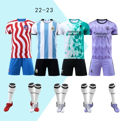 Camisa de futebol 2022-2023, roupas de treino, roupas de futebol, camisas e camisas masculinas