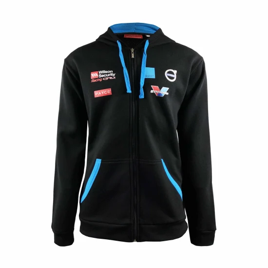 Fabricação de moletom esportivo de corrida personalizado para uso em equipe Pit Crew Hoodie